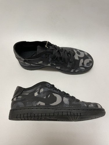 Pre-owned Nike Women's Dunk Low X Cdg Comme Des Garcons Print Black Cz2675-001 Size 5.5 Us