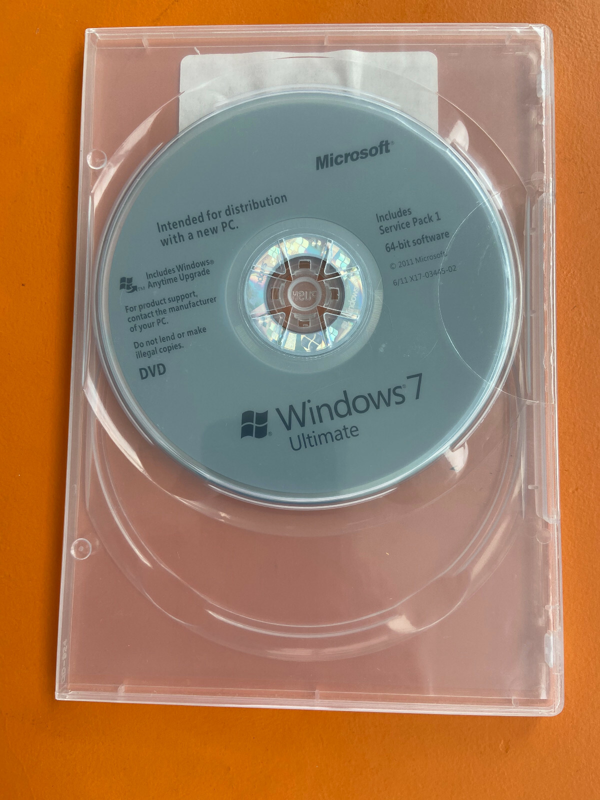 Microsoft Windows 7 Ultimate 32 Bit Full Version DVD with Microsoft Windows 7 Ultimate 32 Bit Full Version DVD with