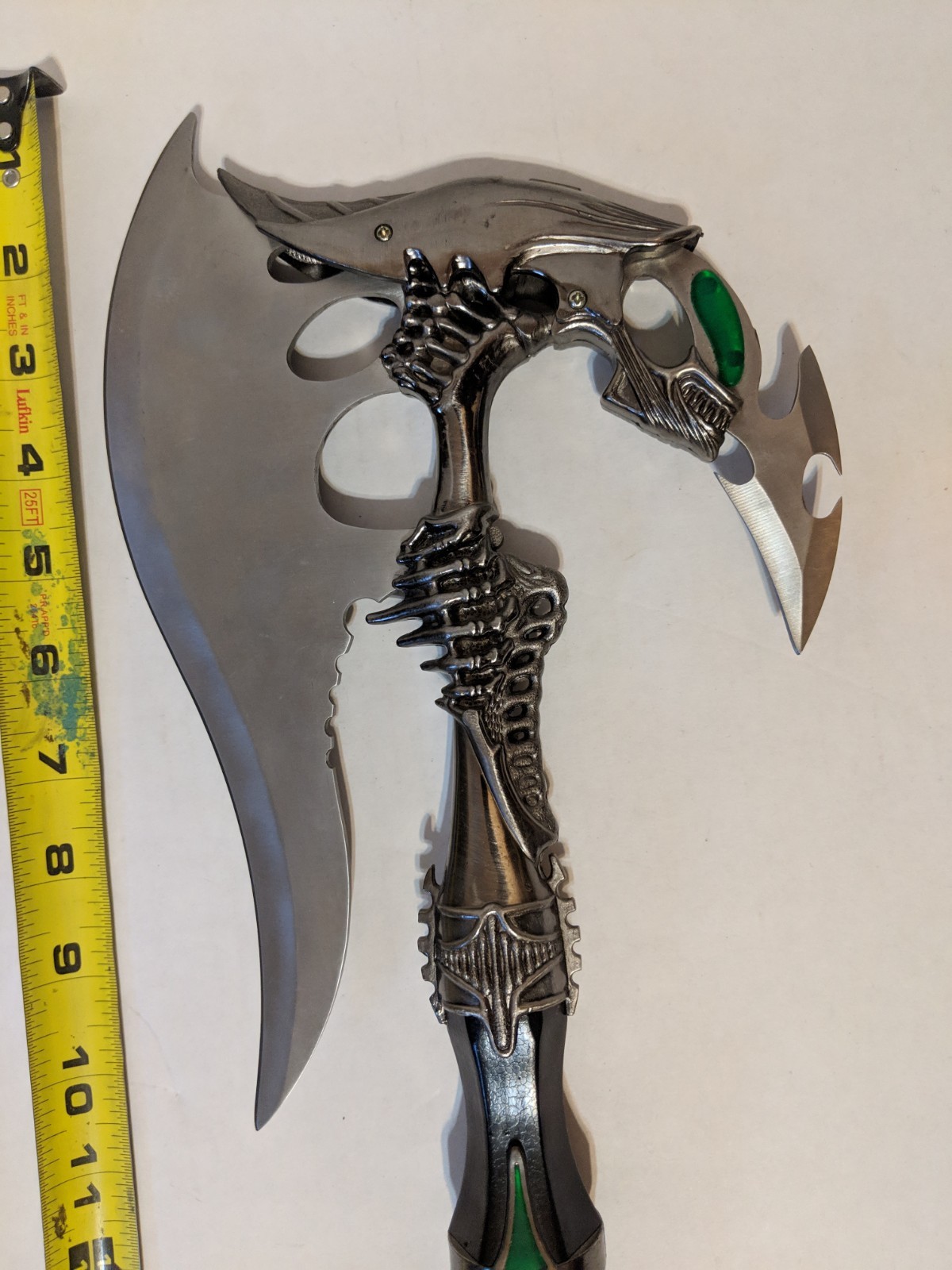 Alien Fantasy Axe and Spider Fantasy Sword and Wall Mounts