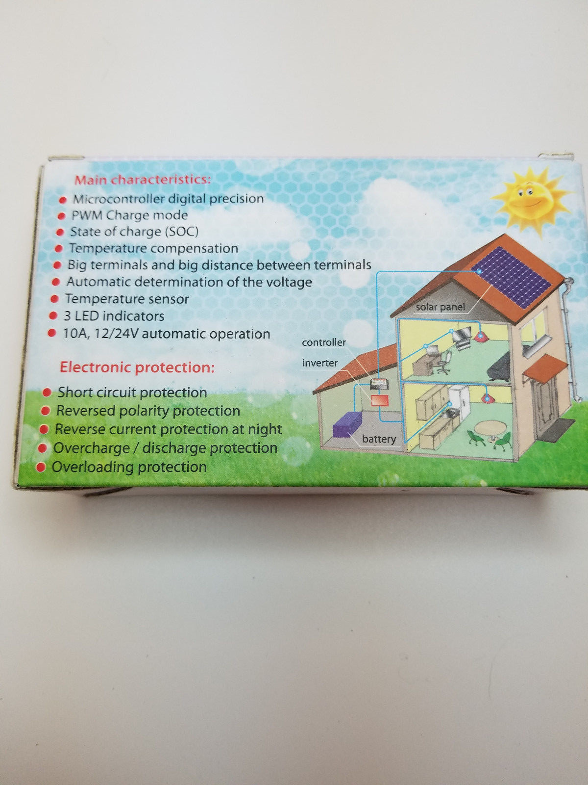 HQRP - SCB - Home Solar Systems Controller. 10a 12/24v