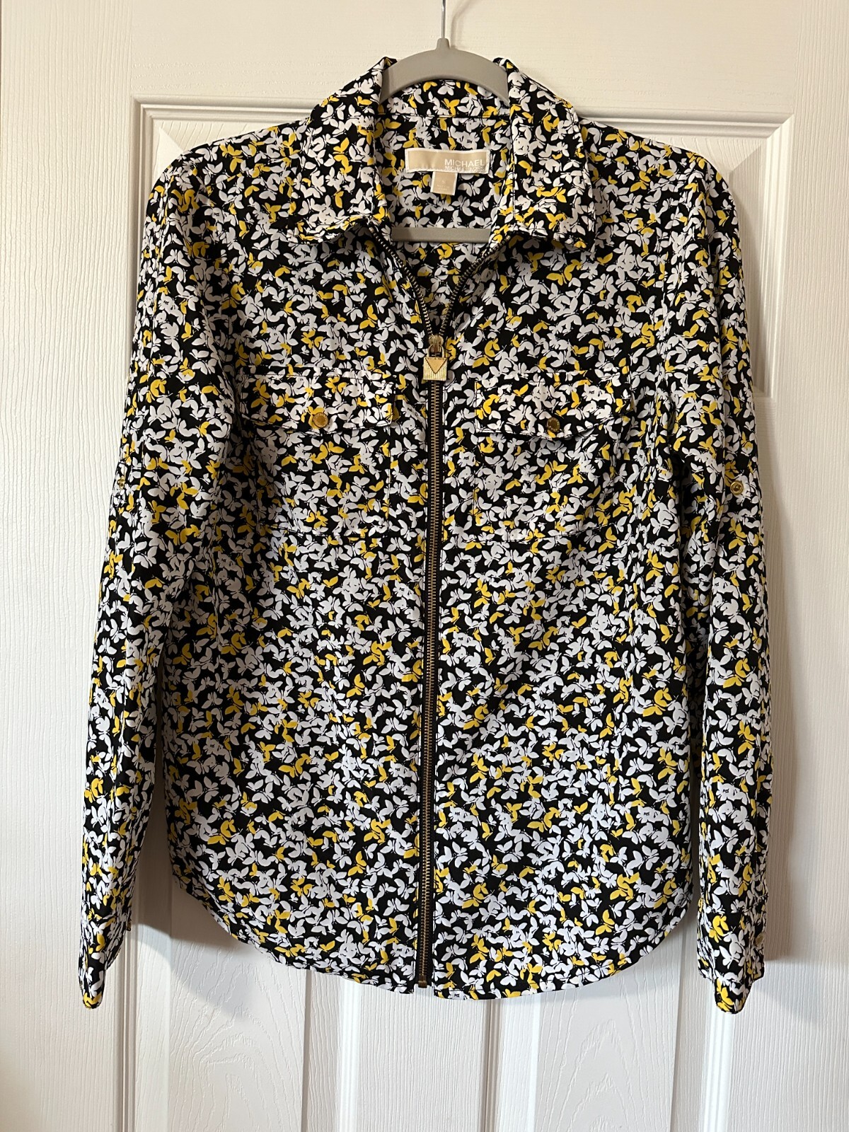 Michael Kors ロゴ入りジャケット MICHAEL KORS - タグ付き MICHAEL KORS ロゴテープ パッファー
