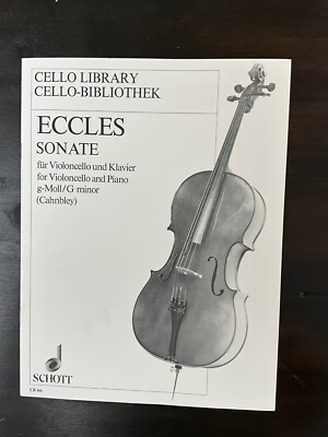 Eccles: Sonata in G minor for Cello and Piano (Cahnbley), Schott