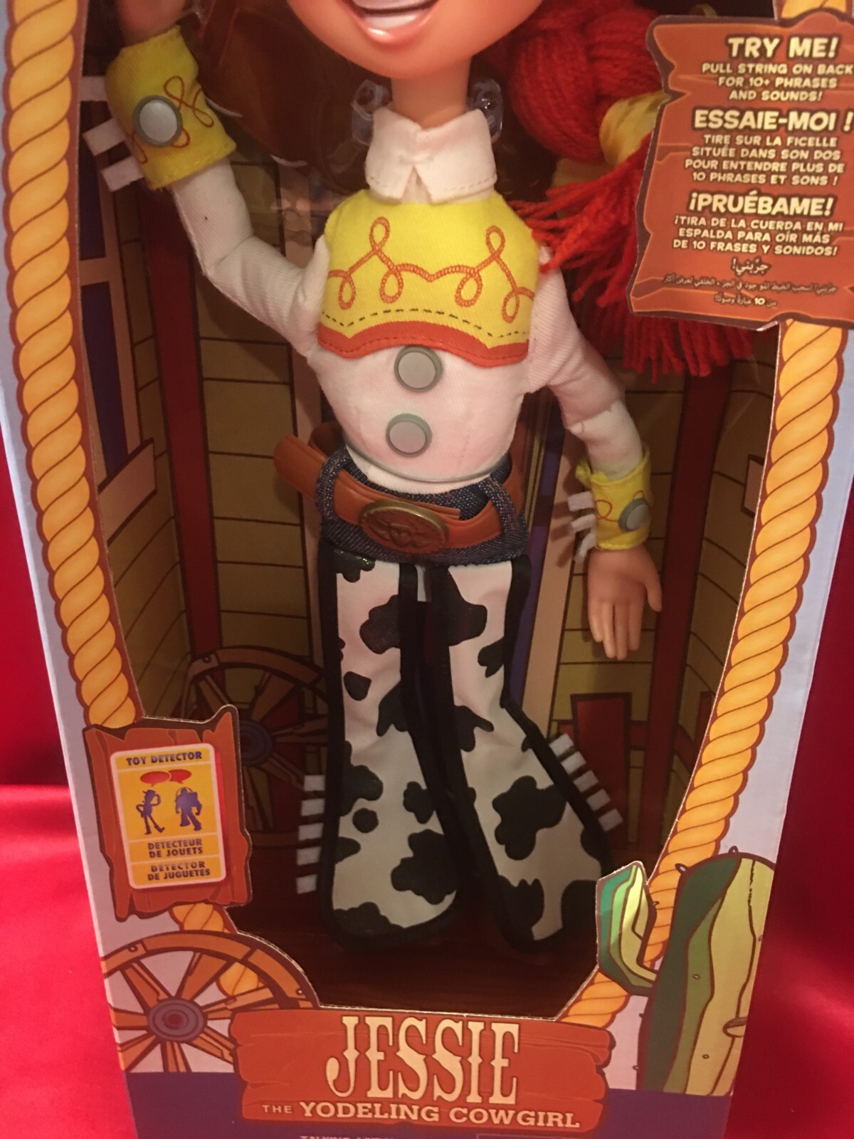 DISNEY'S TOY STORY - 15" TALKING PULL STRING JESSE FIGURE DOLL