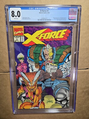 MARVEL X-FORCE 1 CGC 8.0 NEW MUTANTS CABLE 