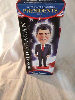 Ronald Reagan Bobblehead 8  Tall | Royal Bobbles 2019 | Limited Edition | NEW