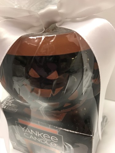 Yankee Candle Witches Brew Halloween Tealights & Jack O Lantern Holder Set New
