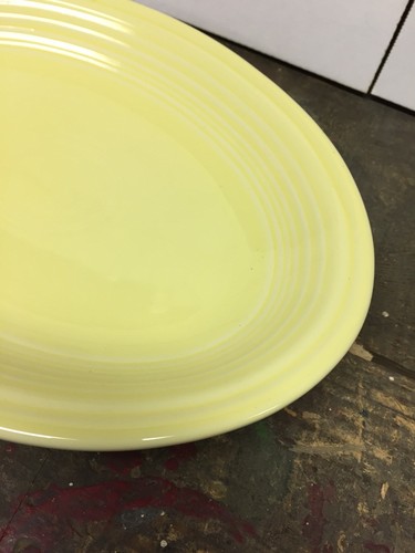 Homer Laughlin FIESTA Light Yellow Oval Serving Platter LOW SHIPPING..!!
