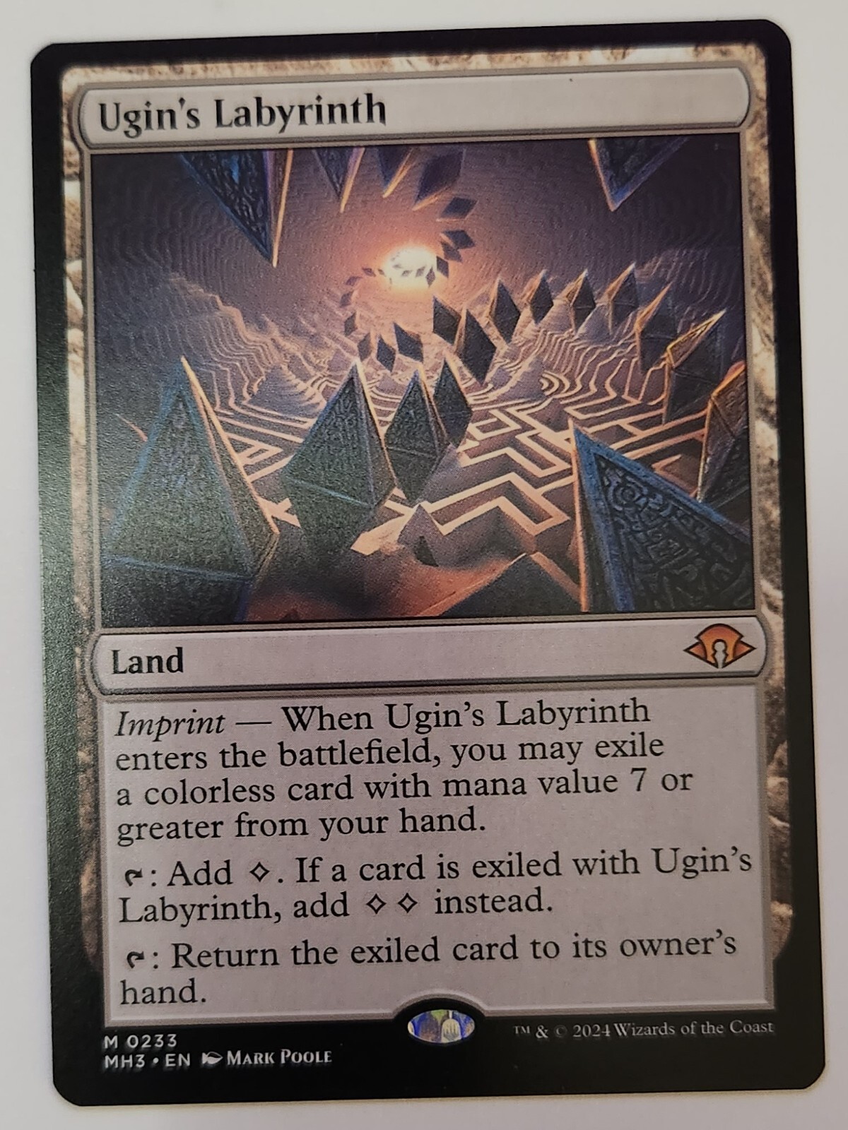 マジック：ザ・ギャザリング MTG Foil Ugin's Labyrinth Borderless MH3 Ugin's Labyrinth | Modern Horizons 3 | Star City Games