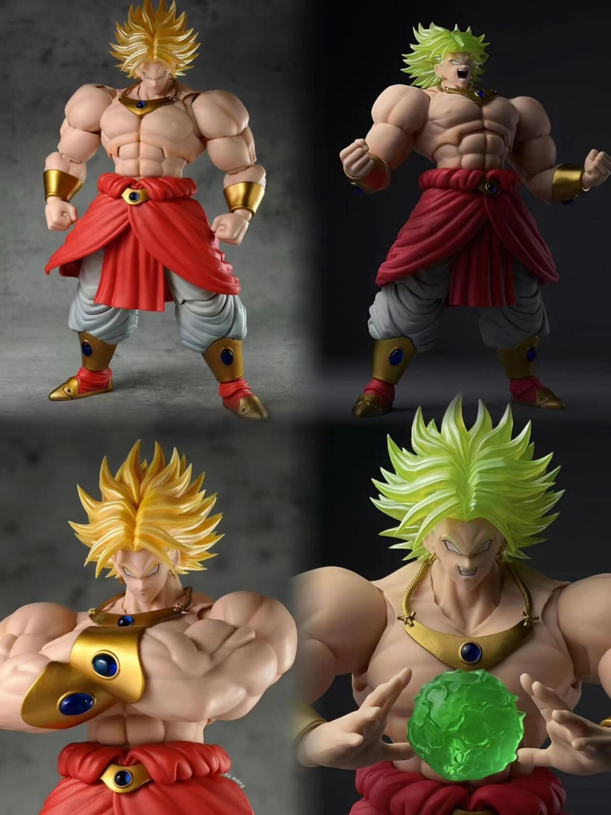 DKO custom Broly Broli 1/12 shf broly head kit compliant kong