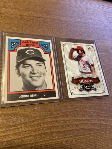 [12シリ]johnny bench auto mlb JOHNNY BENCH 1986 TCMA All Time Reds #12CR & 2006 SP