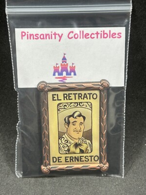 Disney Pin - Coco Loteria Mystery - El Retrato de Ernesto - Portrait Pin-LE