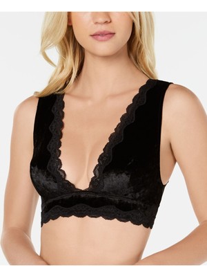 

INC Intimates Черный бюстгальтер без косточек из полиэстера с вырезами на каждый день. Размер, 100038605