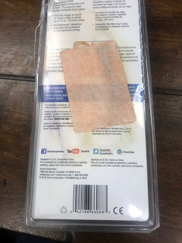 Zircon StudSensor HD35 Stud Finder With Wire Detection