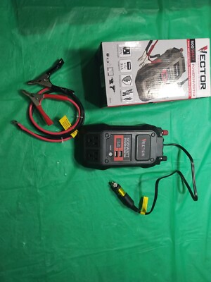 Vector P1500V 500-Watt Power Inverter w/Dual USB Ports - 2020YR -New Tested