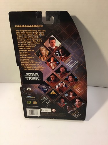 Diamond Select Art Asylum Star Trek Wrath of Khan Captain Spock Figure HTF NIP