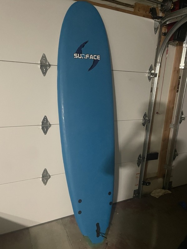 6 , 8 Blue Surfboard