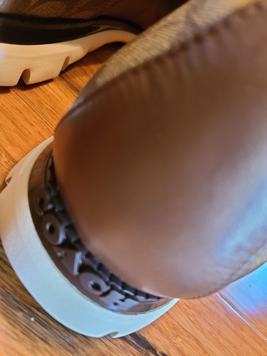 Pre-owned Coach $350  Men Leather Shoes 10 D Brown