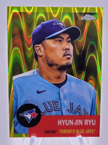 2022 Topps Chrome Platinum Anniversary Yellow Ray Wave Hyun