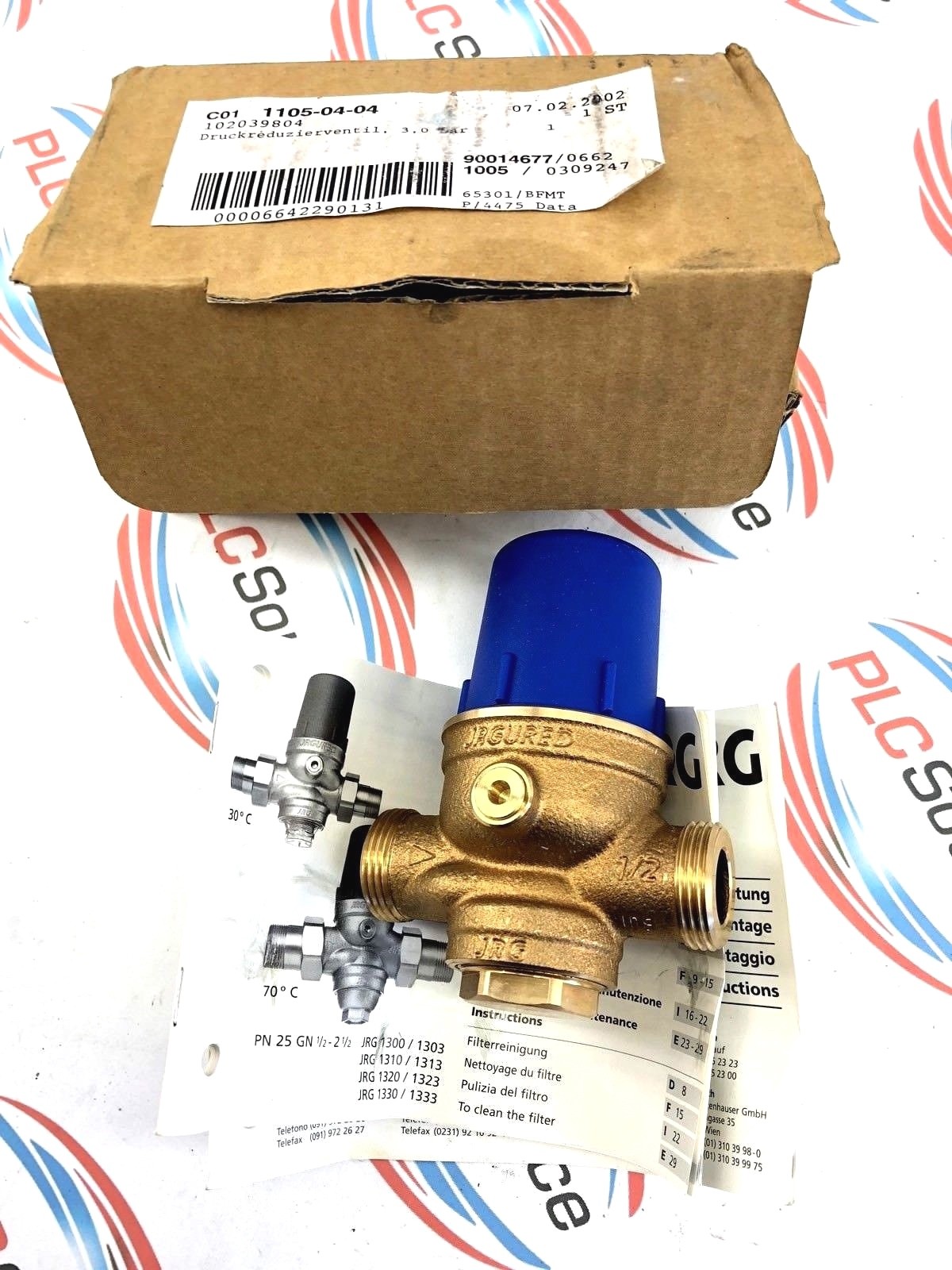 JRG 1310.240 PRESSURE REDUCING VALVE JRGURED | eBay JRG 1310.240 PRESSURE REDUCING VALVE JRGURED | eBay