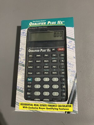 Calculated Industries Qualifier Plus IIx 3125 Scientific RE Calculator + Guide