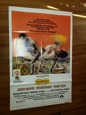 Mandingo 1975 Original One Sheet Movie Poster Blaxploitation Richard Ward