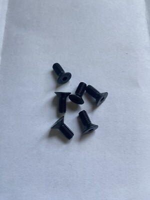 NEW NRG Steering Wheel Bolt  Screw Kit 6 piece Black M5 x 12mm 10.9 Grade Alloy