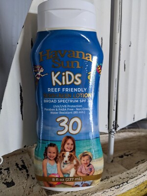 Havana Sun SPF30 Reef Friendly Kids Sunscreen Lotion 8 floz (237ml)