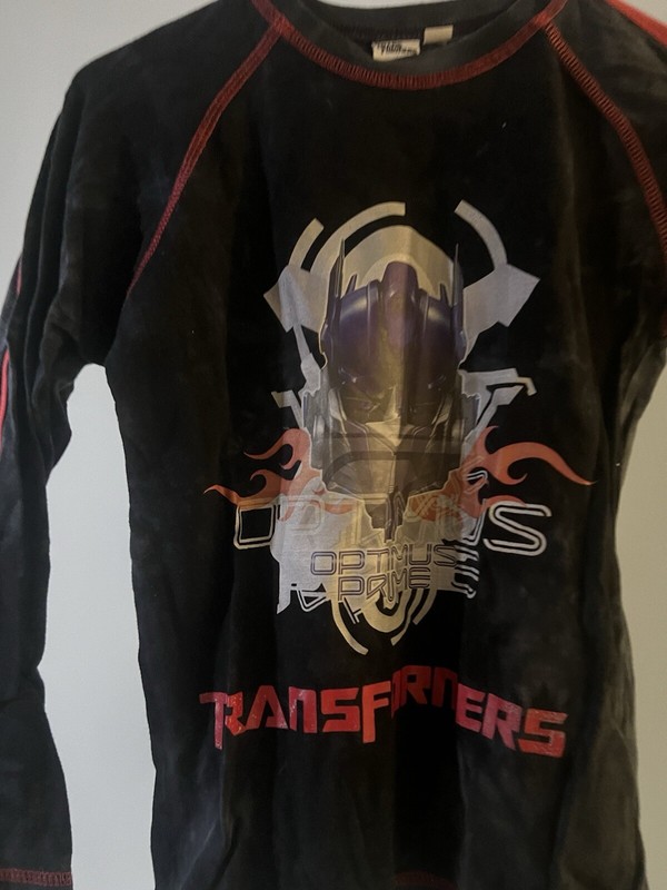 Transformers Lang Arm Shirt,Gr.134/140 Farbe Schwarz/Moriv