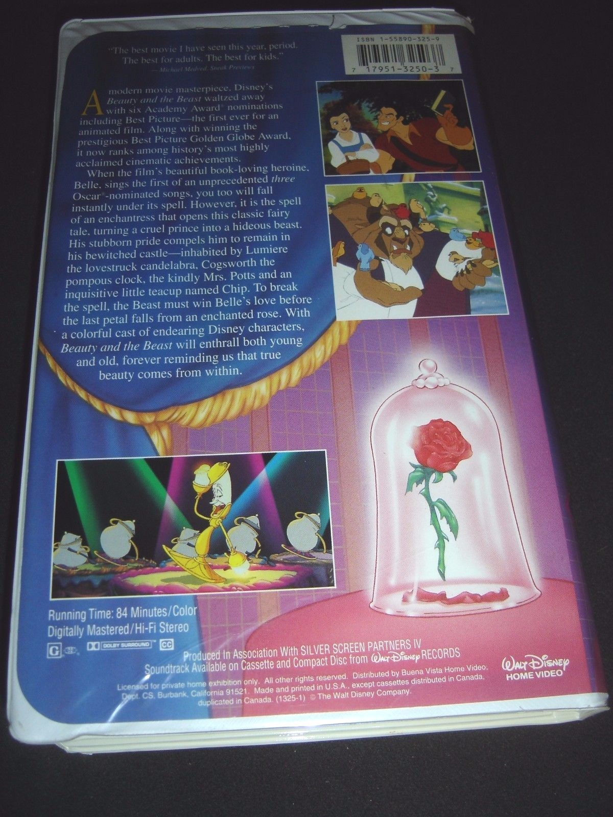 Beauty and the Beast Walt Disney Black Diamond Classic VHS 1992 eBay