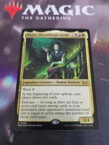 Mtg. 2x Winter, Misanthropic Guide. Foil. Duskmourn. Pack Fresh | eBay