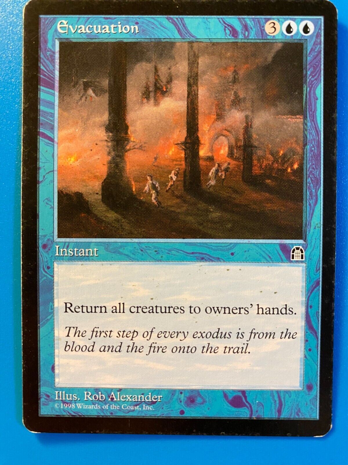 MTG 1x Evacuation Stronghold Modern Magic the Gathering Card MTG 1x Evacuation Stronghold Modern Magic the Gathering Card