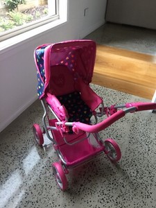 myer dolls pram