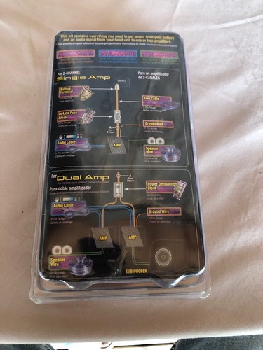 scosche amp wiring kit For Single Amp 550 Watts Max