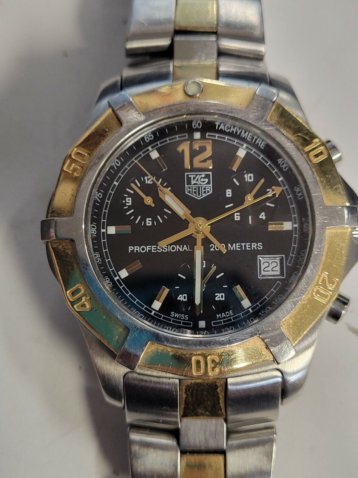 Tag Heuer 2000 Exclusive Chronograph Two Tone Watch CN1152 Tag Heuer 2000 Exclusive Chronograph Two Tone Watch CN1152