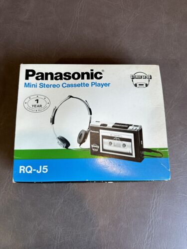 Vintage Rare Panasonic Walkman Metal RQ-J5 Portable Cassette 