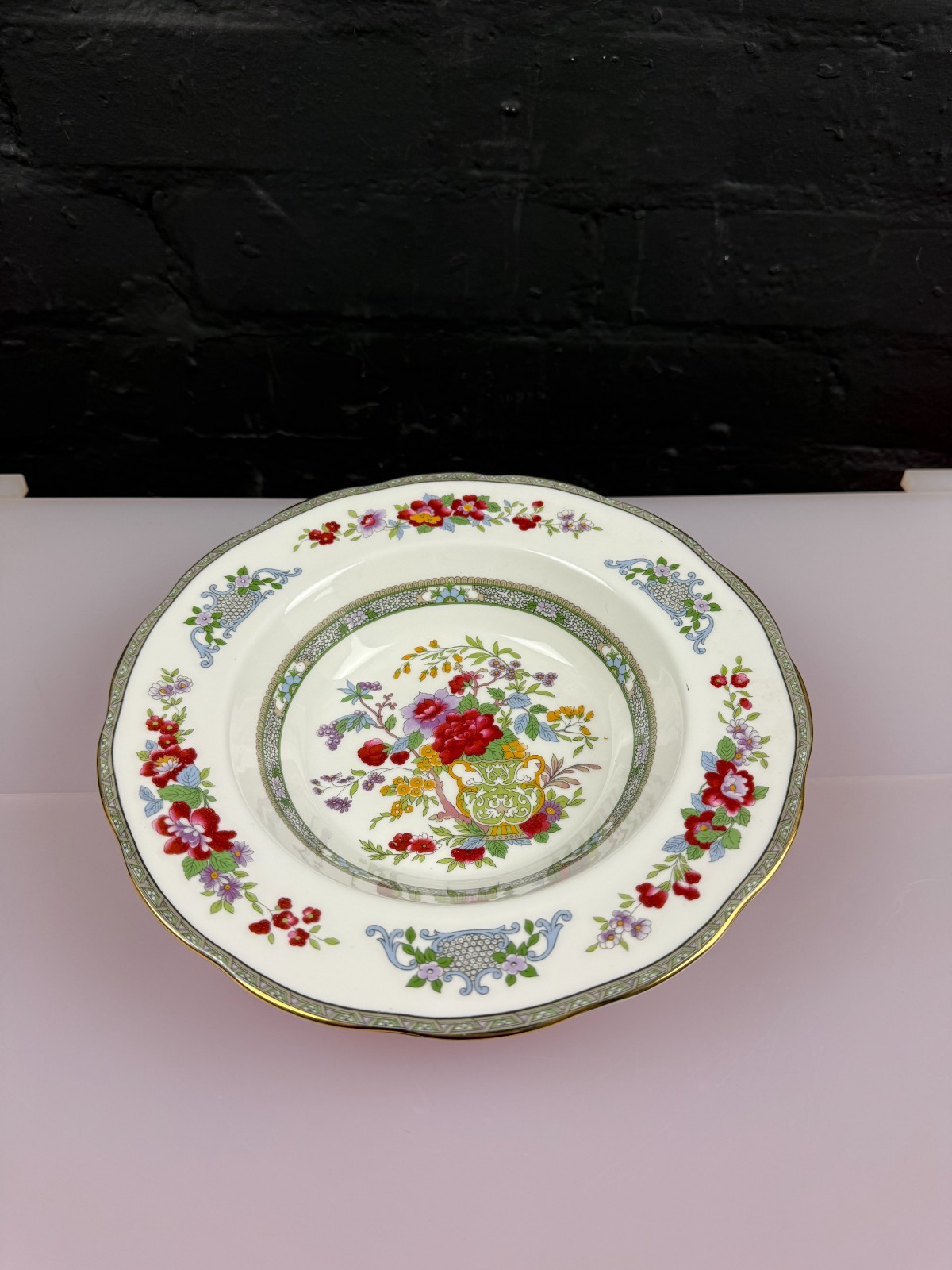 Royal Albert Paragon Tree of Kashmir Rimmed Soup Pasta Bowl 9.5" Wide