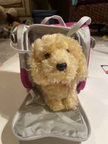 American Girl Doll Honey Pet Dog, Retired, Includes Carrier