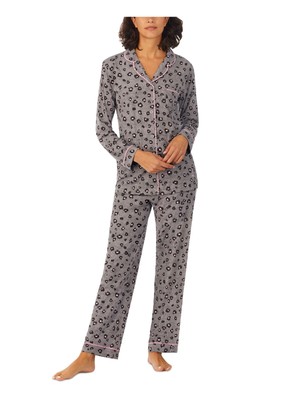 

CUDDL DUDS Нижнее белье Серые брюки для сна с животным принтом, Серый