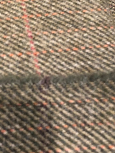 Harris Tweed Lovat Green Window Pane Material 60” X 92”