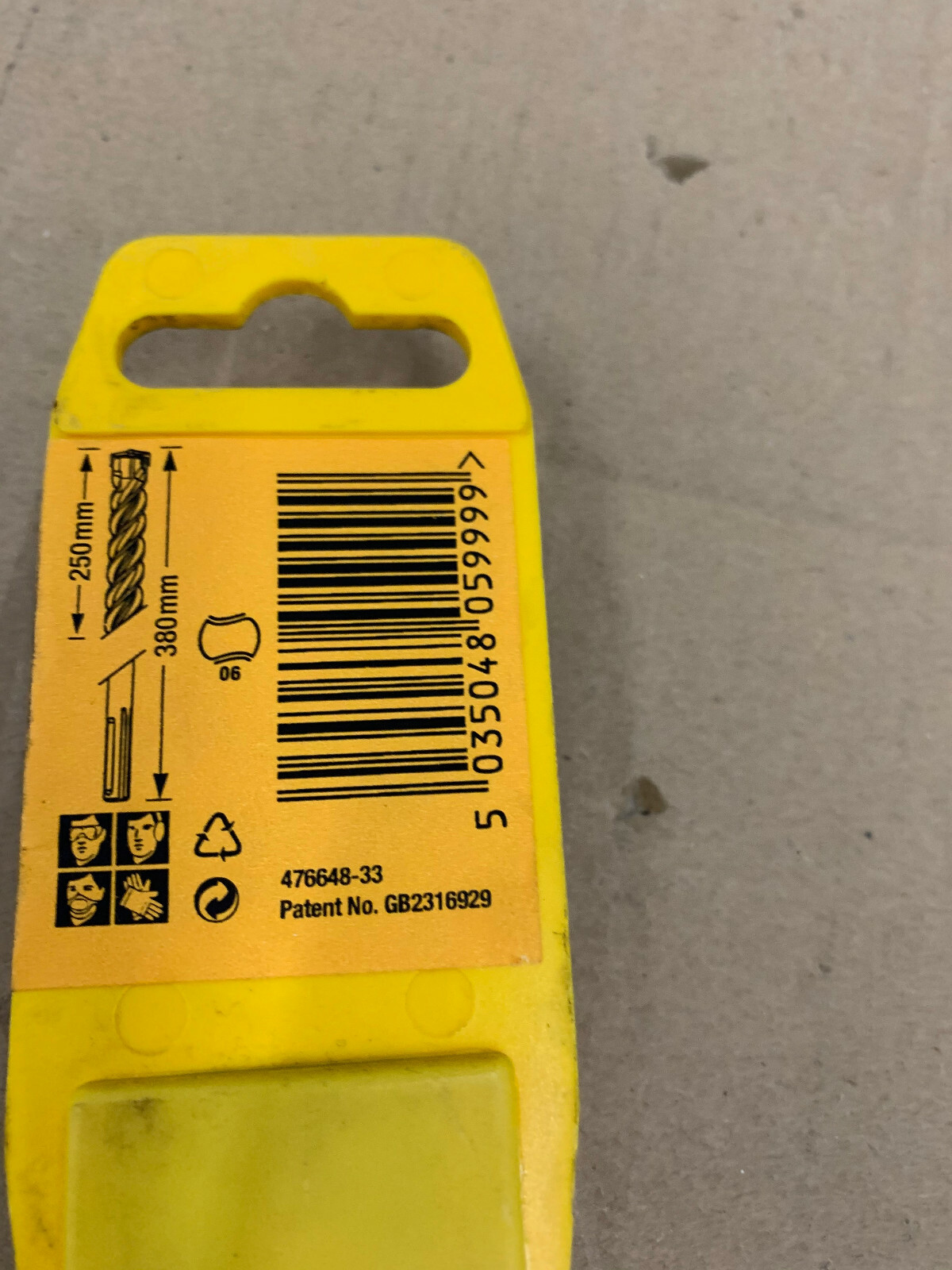 Dewalt Extreme SDS Max Bohrer 30 x 380 mm Arbeitslänge 250mm 4 Schneidig