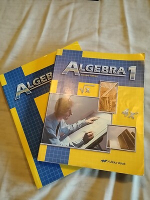 A Beka Algebra 1 Book & Solution Key Second Edition 