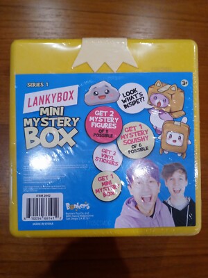 LANKYBOX Series 1 Mini Box w Mystery Figures, Squishy, Pop-it, Stickers 2022 New