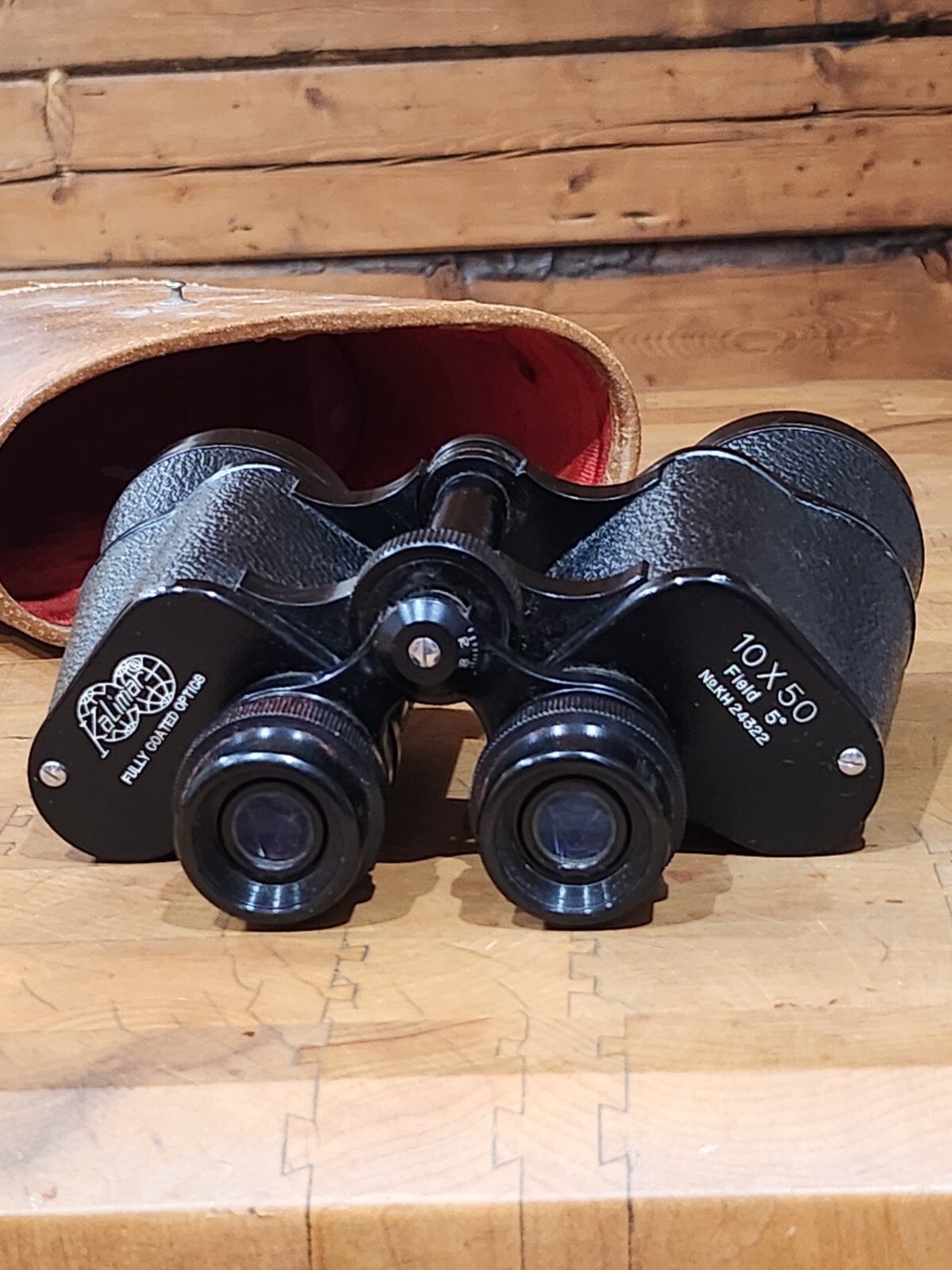 Vintage Kalimar Binoculars & Case 10 x 50 Field 5° Fully Vintage Kalimar Binoculars & Case 10 x 50 Field 5° Fully