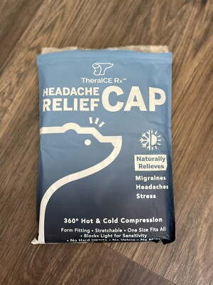Theraice Rx Form Fitting Gel Ice Headache & Migraine Relief Cap - Used Once