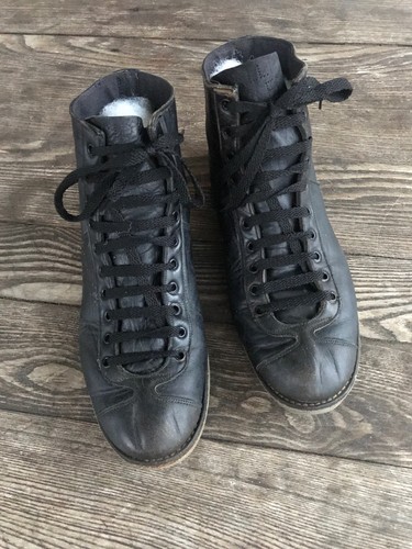 Striking Leather Antique 1940’s Hightop Basketball Sneakers Shoes
