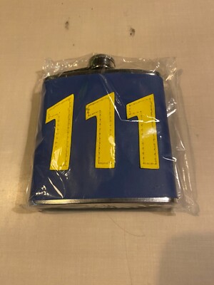 Fallout 4 Official Vault 111 6oz Flask/Canteen Vault-Tec 2016 Bethesda NEW