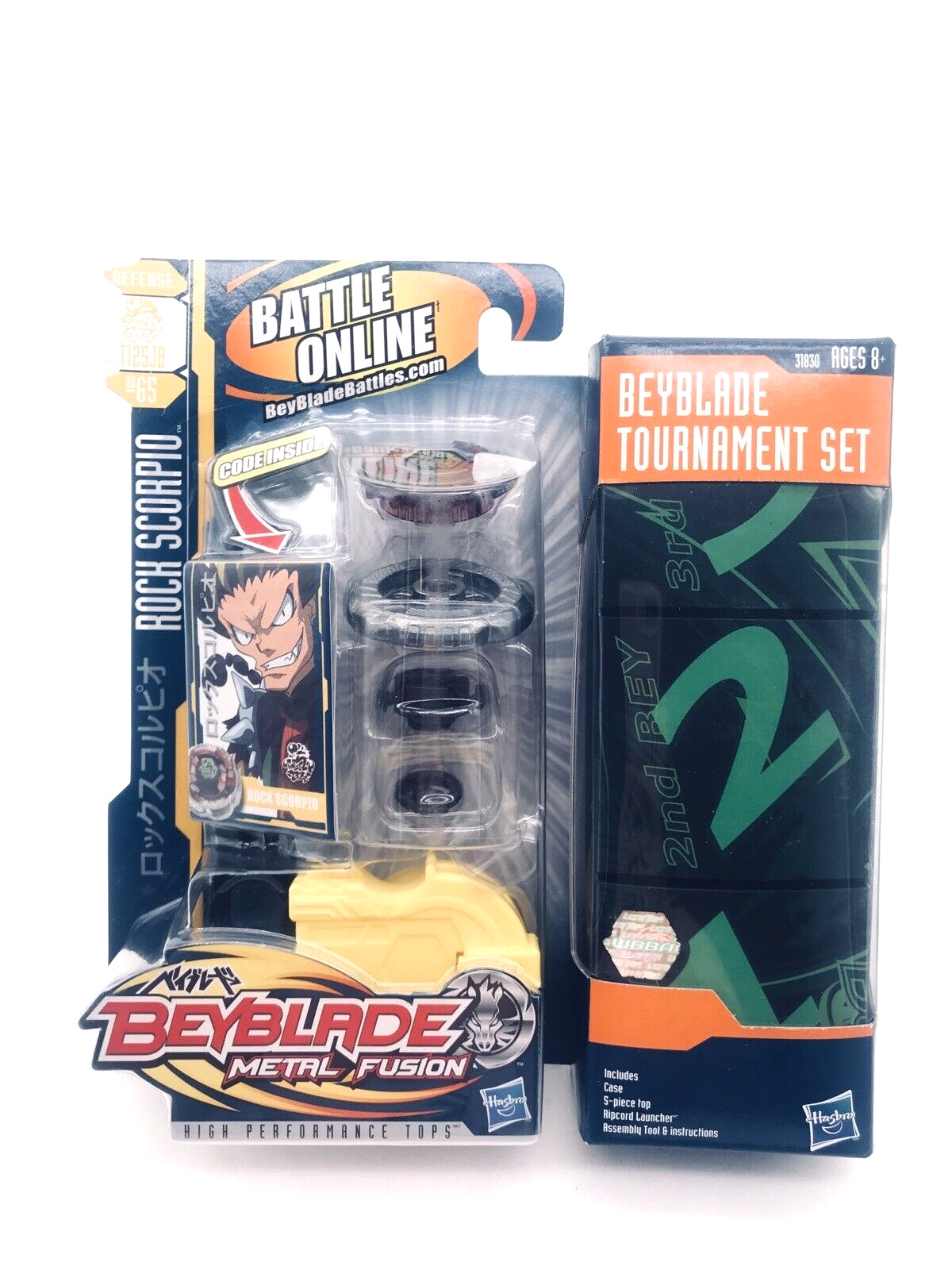 Hasbro Beyblade Metal Fusion T125JB BB-65 Roch Scorpio &Beyblade Tournament Set | eBay Hasbro Beyblade Metal Fusion T125JB BB-65 Roch Scorpio &Beyblade Tournament Set | eBay