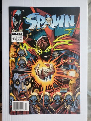 Spawn #13 Newsstand 1:100 Rare Origin Of Chapel's Disfigurement By Spawn