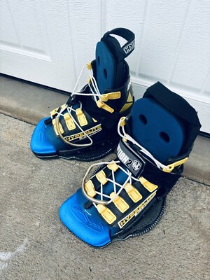 Hyperlite CARBON Belmont Option 2 Wakeboard Bindings Mens LARGE
