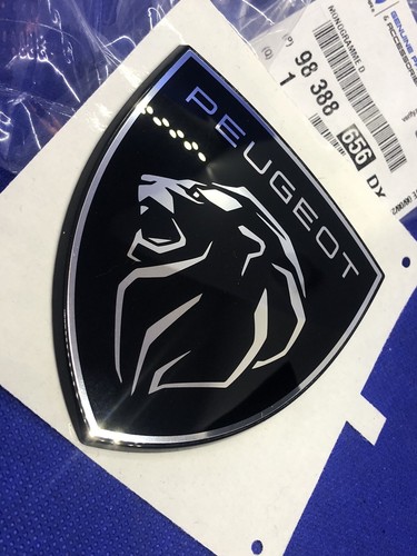 PEUGEOT ライオンの紋章 Peugeot Lion Logo Badge Original 4 X 4.5 Cm 106 206 306 406